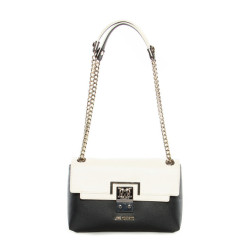 Shoulder bag Moschino Love black-white